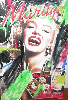 Marylin omaggio a Rotella 
